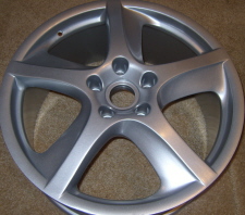 Powder coated Bengal Silver Wheel