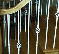 Powder coated Wrought Iron Balusters